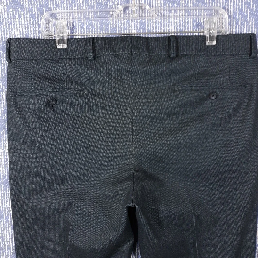 Ballin Comfort-EZE Dress Pants Mens Size 38 x 31 Blue Stretch Made In Canada